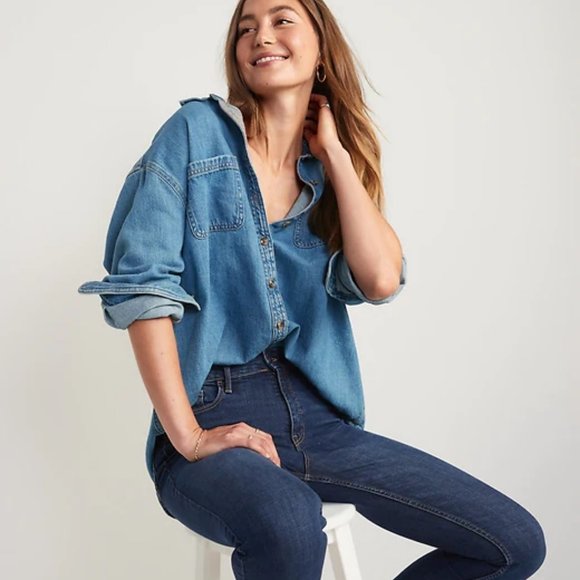 High-Waisted Rockstar high rise Super-Skinny Jeans Petite 6P P6 6 - Picture 1 of 14